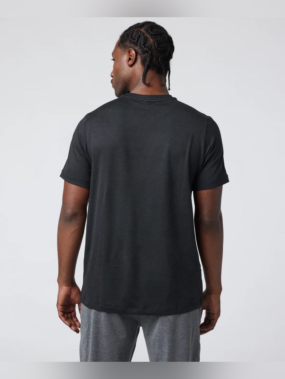 Vuori Men’s Shirt Sleeve Ponto Performance Tee, Size XXL Black Heather - Picture 8 of 8